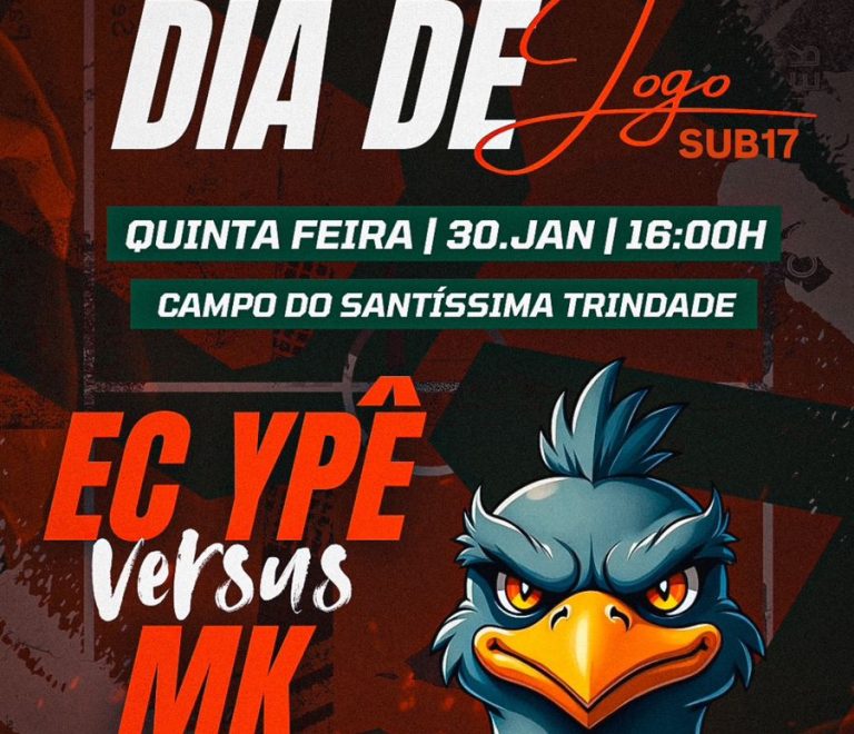 CANCELADO | Jogo Sub-17 | 30/01/2025